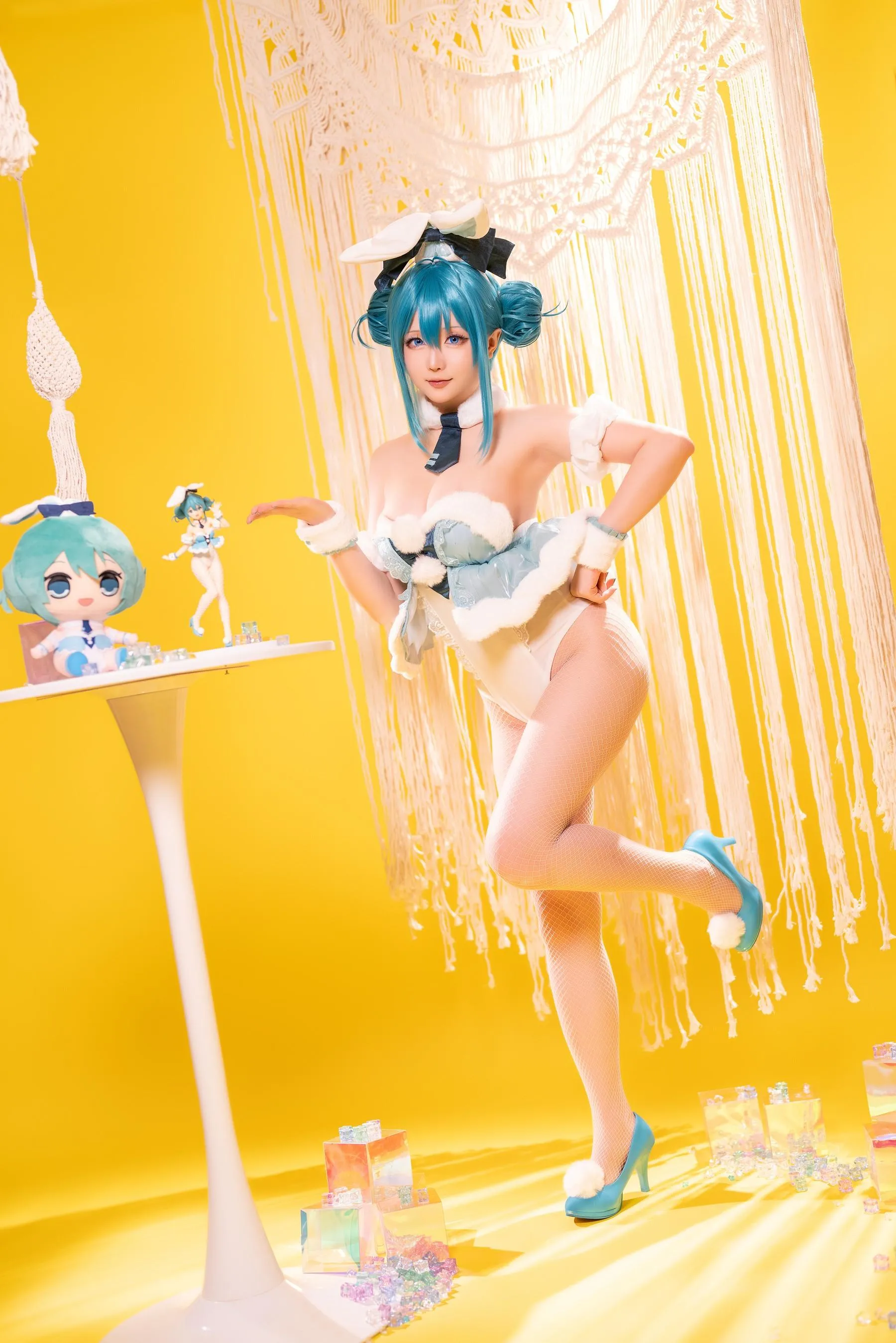 星之迟迟 – NO.158 23年9月计划A 初音未来 白兔女郎 [77P]插图3
